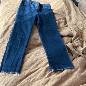 Vintage Wrangler Dark Blue Straight Leg Women's Jeans w27 l34